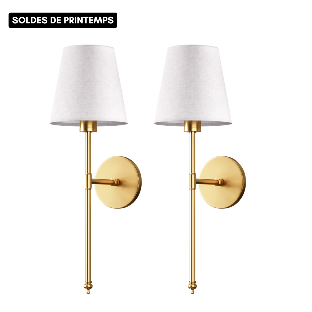 APPLIQUES MURALES SANS FIL (LOT DE 2)