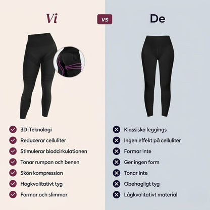 Leggings 3D VackraFit – Forma din figur utan ansträngning